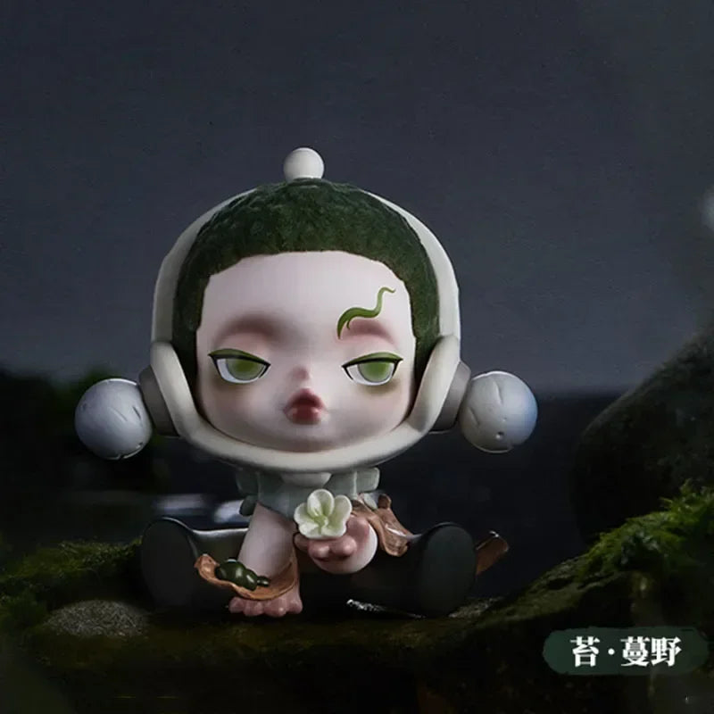 POP MART SKULLPANDA The Ink Plum Blossom Series Trendy Blind Box Toys Mystery Box Mistery Action Figure Surprise Birthday Gift