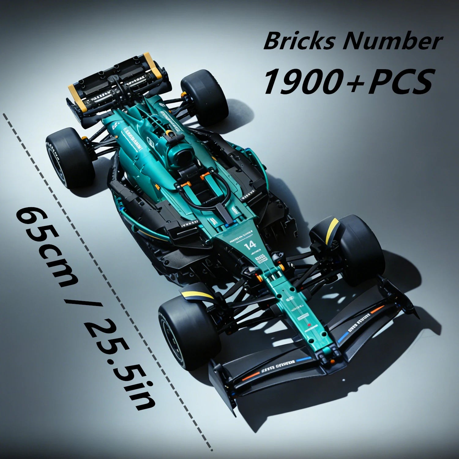 Designer Technical Car Blocks Green Speed Vechiel Sport Racing Hypercar Creative Model Building Bricks Toys DIY Gifts