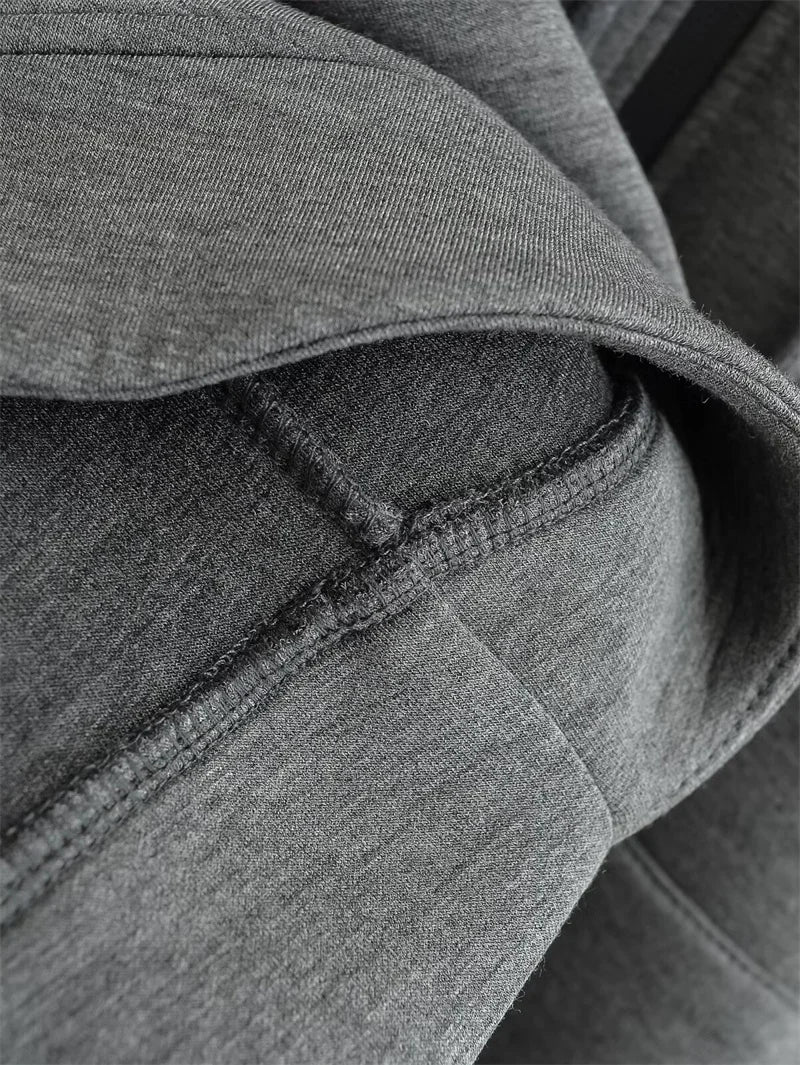 High Street Oversized Zip Hoodie