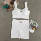 Women’s Deep-V Seamless Yoga Set | USA-Made Premium Workout Suit