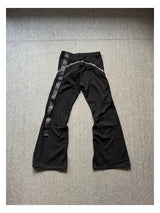 Men's High Street Flare Denim Jeans – Zipper Detail