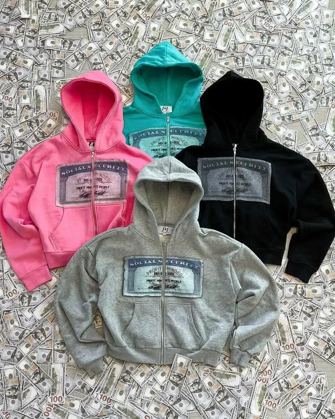 Y2K Graphic Zip-Up Hoodie for Everyday Street Style
