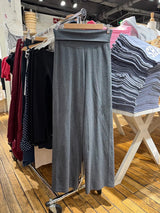 Women's Foldover Low-Rise Straight-Leg Pants