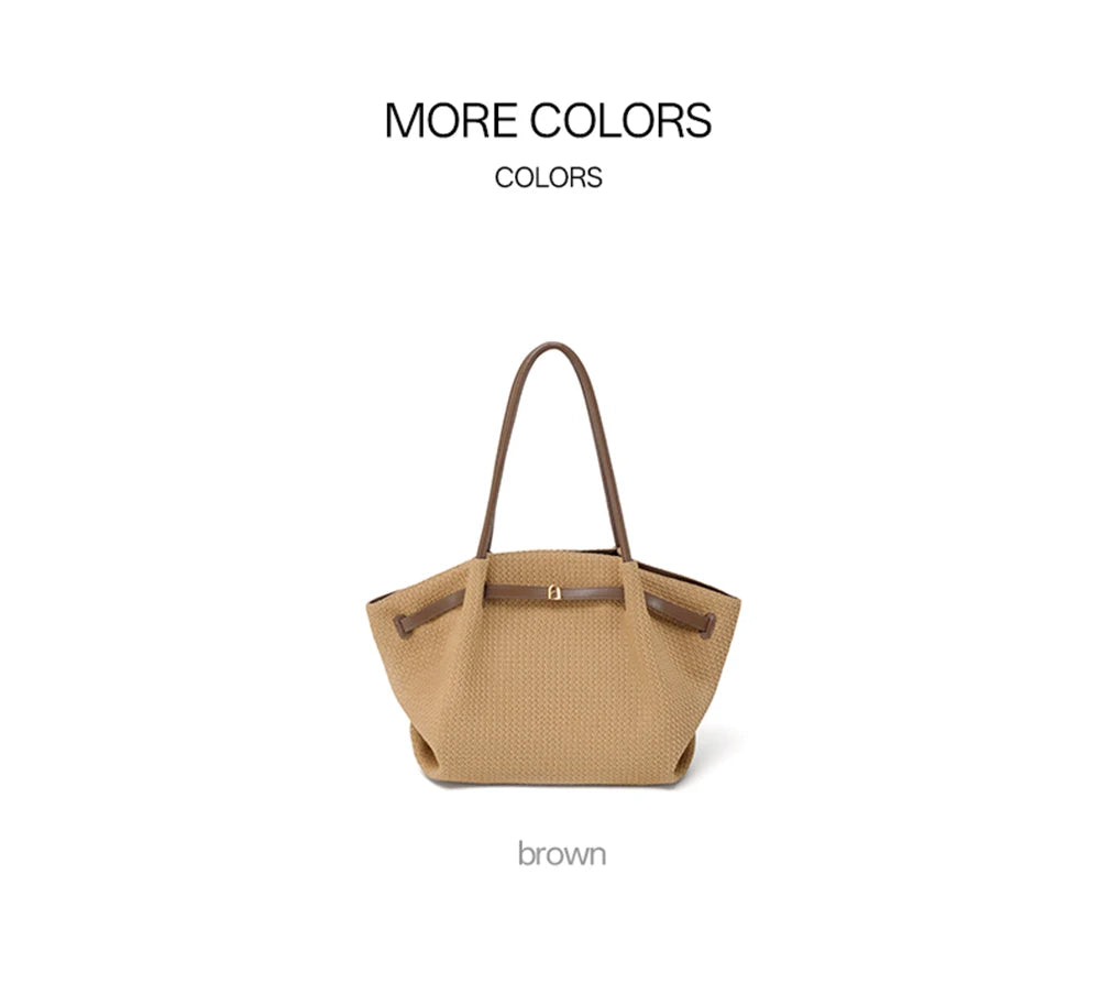 LA FESTIN Original Brand Women's bags Shoulder Bag Woven Bag 2026 New Tote Bag Large Handbag Travel Bag Big Beach Bag