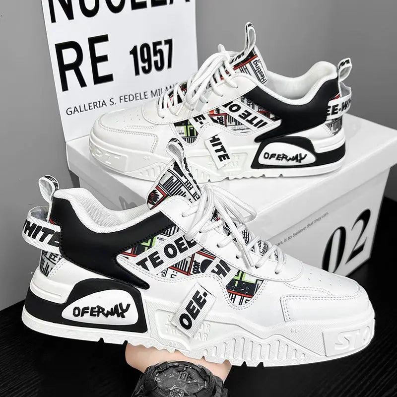 Men’s Premium Leather Skate & Sports Sneakers