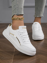 Baasploa Women’s Leather Platform Sneakers
