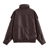 Women’s Black Moto Faux Leather Jacket