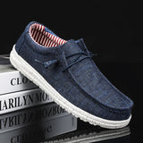 Men Casual Shoes Slip on Canvas Loafers Comfortable Walking Flats for Man Non Slip Soft Moccasins Sneakers Summer loafers