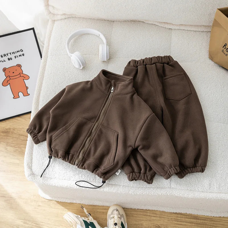 Kids' Winter Fleece 2-Piece Sport Suit