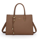 Genuine Brand Top Quality Leather Handbag Women's Tote Messenger Sac Designer Large Capacity 3 Levels Shoulder Crossbody Bags