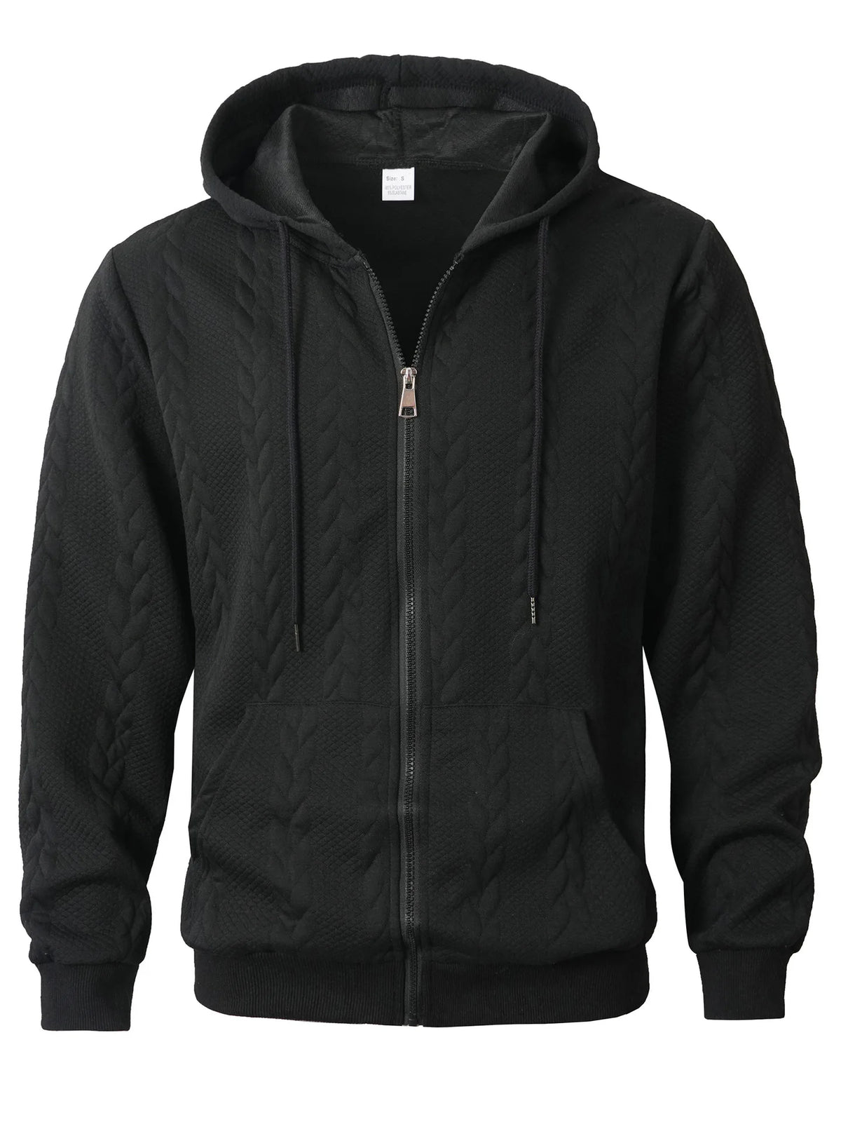 Men's Knit Zip-Up Hoodie