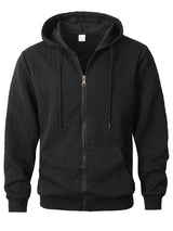 Men's Knit Zip-Up Hoodie