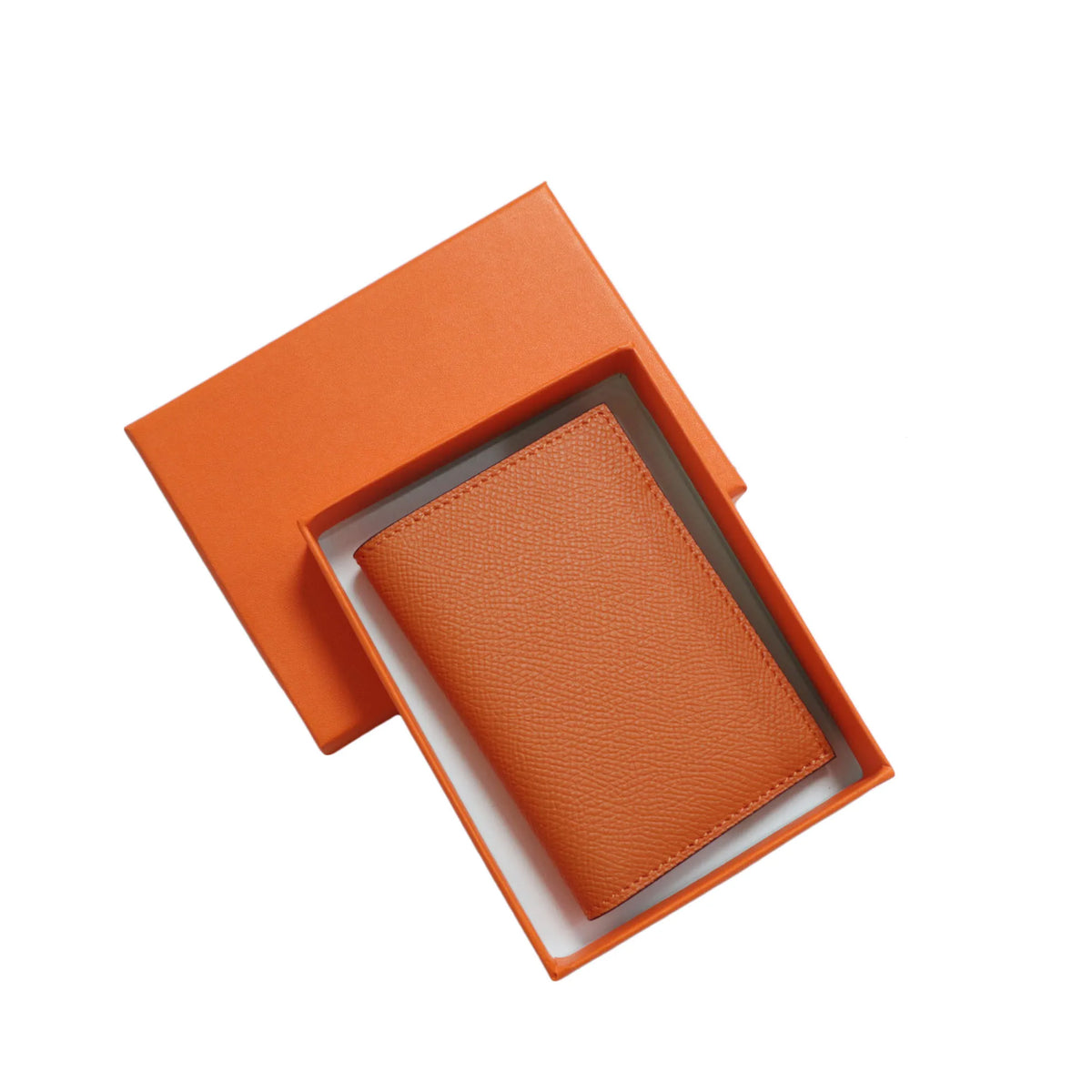 Genuine Leather Credit Card Holder for Women And Men with Free Embossing Personalized High-Quality Protective Bank Card Case