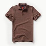 Men's Premium Cotton Polo Shirt | Short Sleeve Emblem Tee