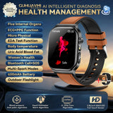 2026 New Accurate Diagnosis Smart Watch Body Fat ECG Blood oxygen BP Health Sport HD AMOLED Screen Call Smart Watches man woman