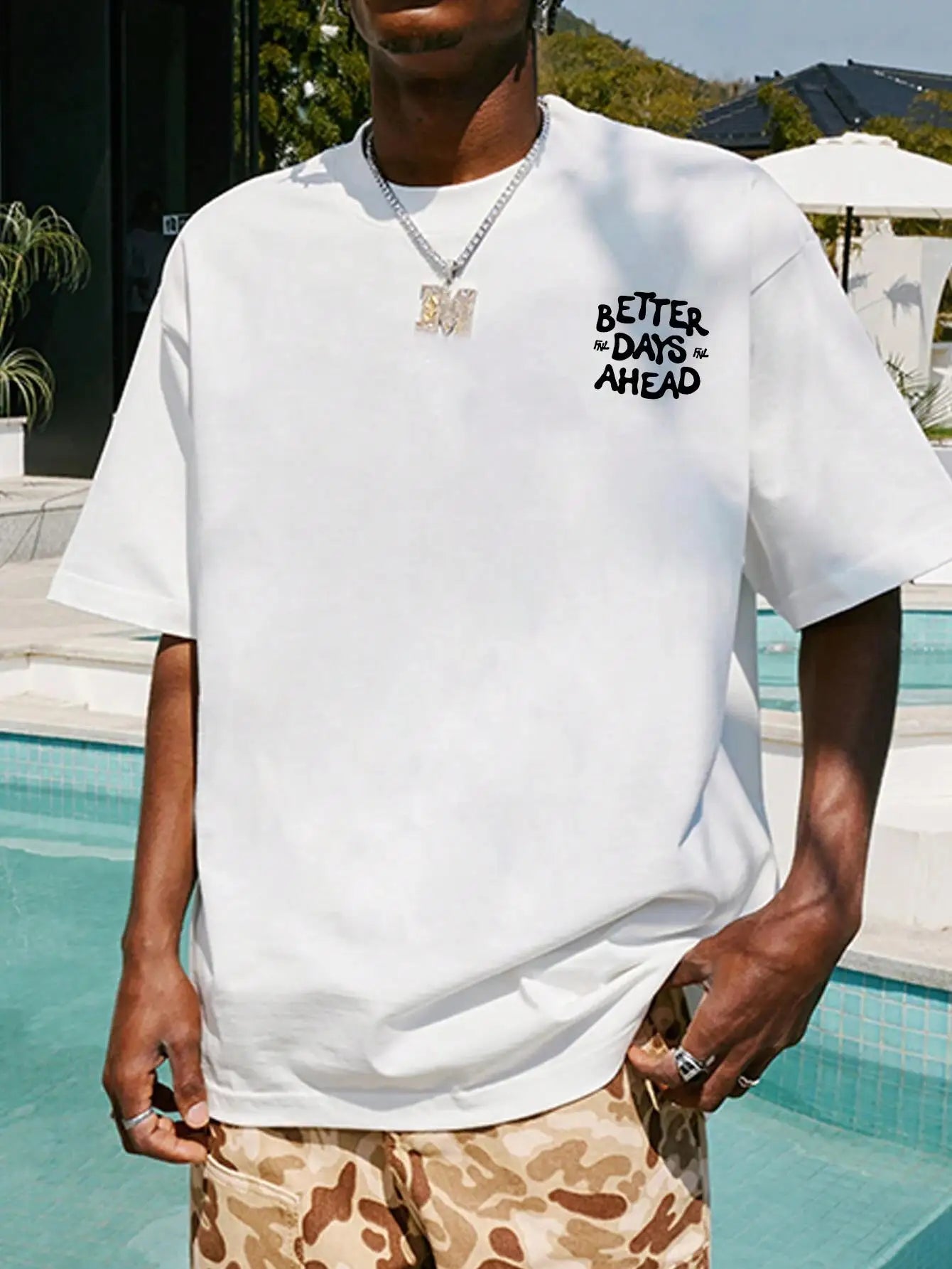 "Better Days Ahead" Oversized Graphic Tee