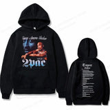 Tupac 2Pac Graphic Fleece Hoodie for Men