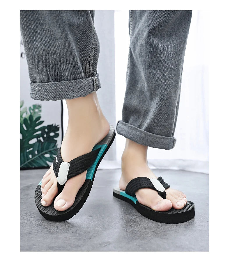 Men's EVA Flip Flops — Lightweight Non-Slip Beach & Indoor Slides