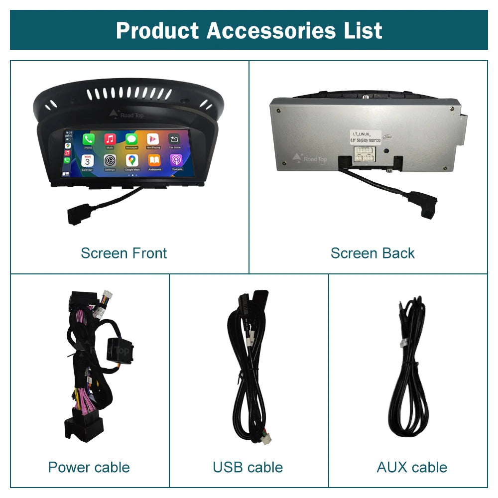 8.8'' Wireless CarPlay & Android Auto for BMW 3/5 Series – CCC & CIC Multimedia Screen