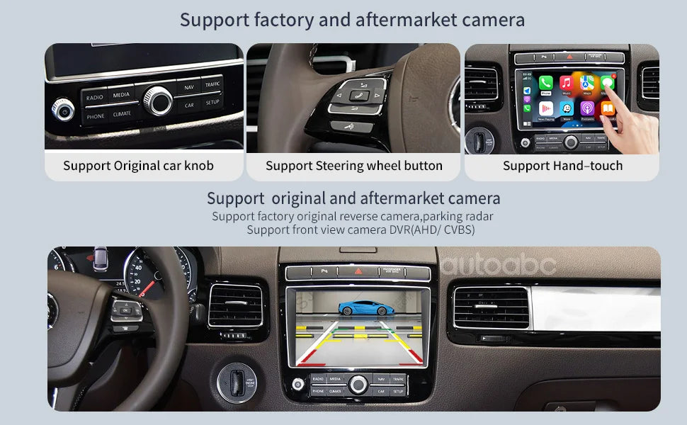 Wireless CarPlay & Android Auto for VW Touareg 7P RNS850