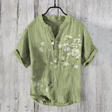 Men's USA-Made 3D Print V-Neck Summer Shirt | S-5XL