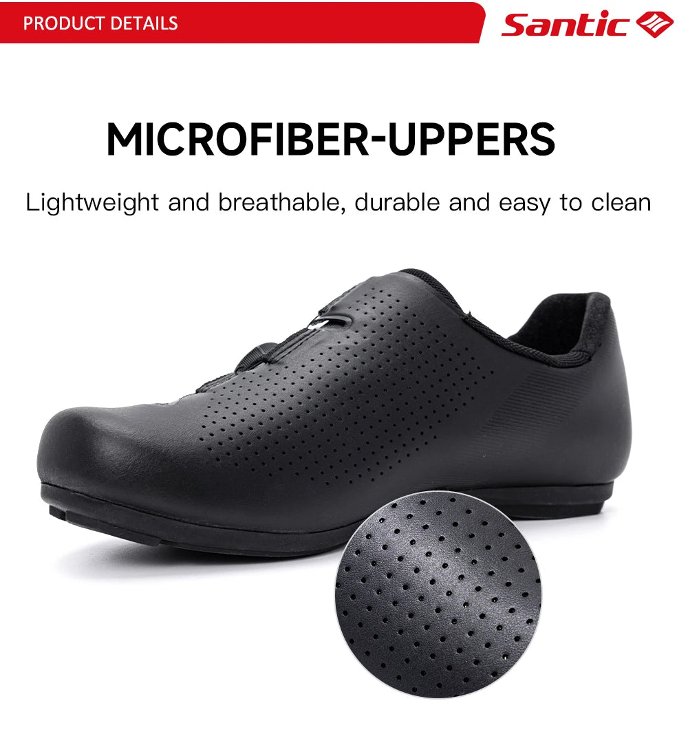 Santic Cycling Non-lock Flat Shoes Men Outdoor Sports MTB Bike Shoes Women Adjustable Casual Road Sneakers Comfortable Asia Size