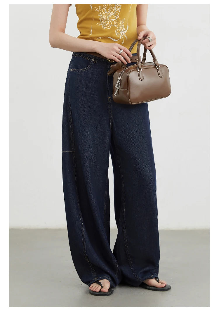 Women's High-Waist Wide Leg Denim Jeans | Relaxed Fit