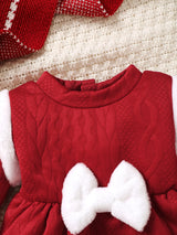 Toddler Girls Velvet Holiday Dress