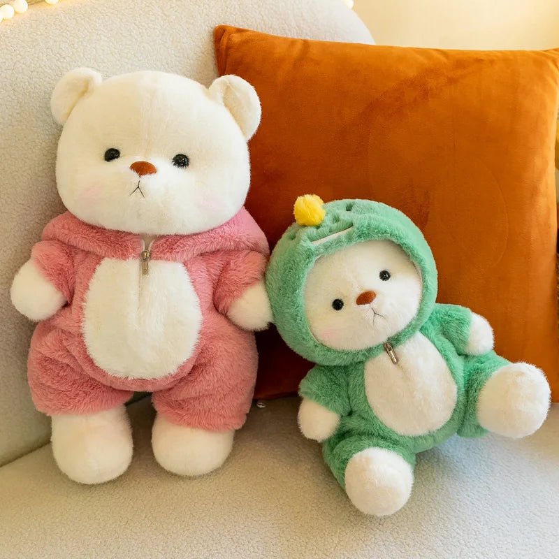 Kawaii Teddy Bear Plush – Soft Stuffed Animal Gift