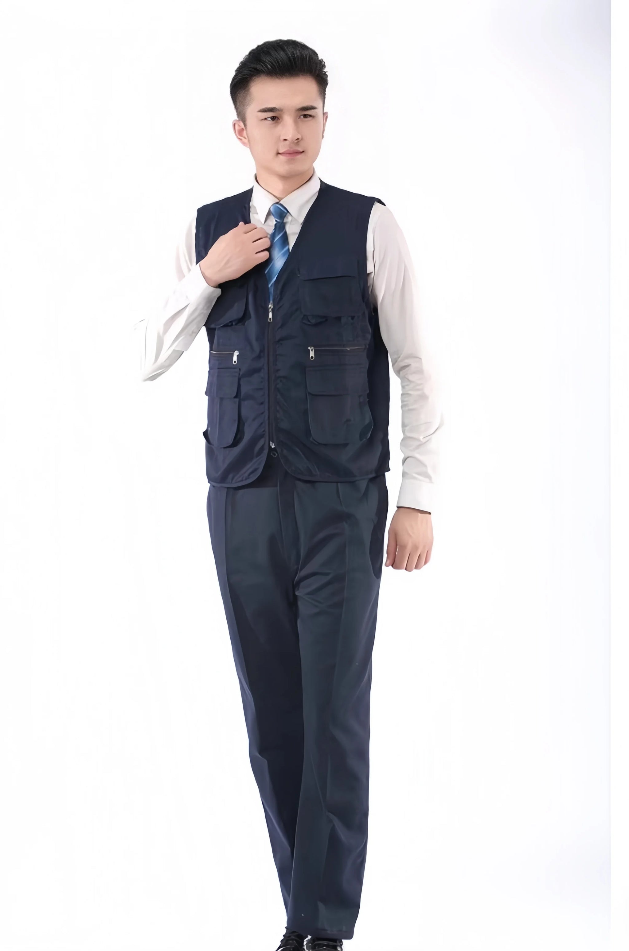 Men's Multi-Pocket Safari Vest – Lightweight All-Season Outerwear