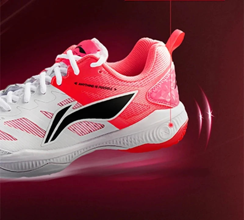 Li-Ning Unisex GLADIATOR Ⅱ Badminton Training Shoes Cushion Rebound LiNing Men Women Stable Support Sneakers AYTV017