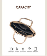 100% Genuine Leather Women's Bag Large Capacity Simple Fashion Cowhide Women Shoulder Bag Female Storage Handbag 2328