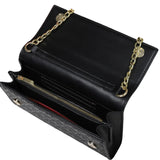 Luxury Letter Color Block Crossbody Chain Bag