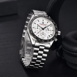 PAGANI DESIGN 2026 New V6 Moon Watches Men Luxury Quartz Watch For Men Speed Sport Chronograph AR Sapphire Crystal Wristwatch