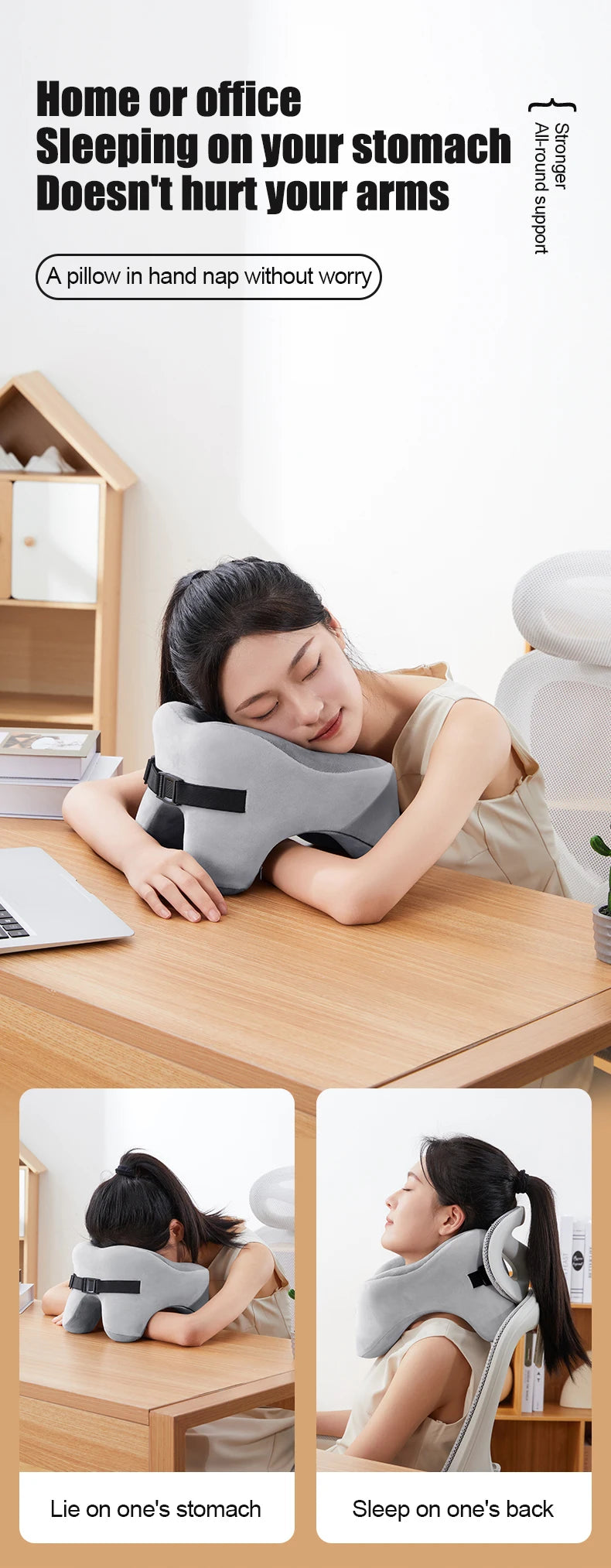 Memory Foam Travel Neck Pillow – Soft U-Shape Support