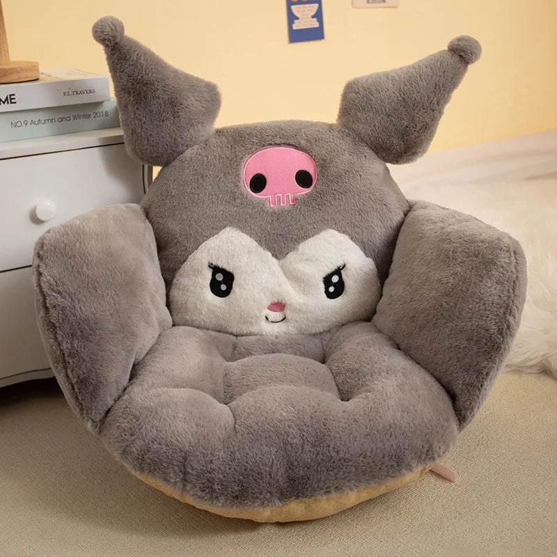 Cartoon Kuromi Melody Series Air Conditioned House Office Chair Cushion Autumn And Winter Comfortable Bedding Peripheral Gifts