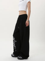 Women's American Retro Hip-Hop Sweatpants