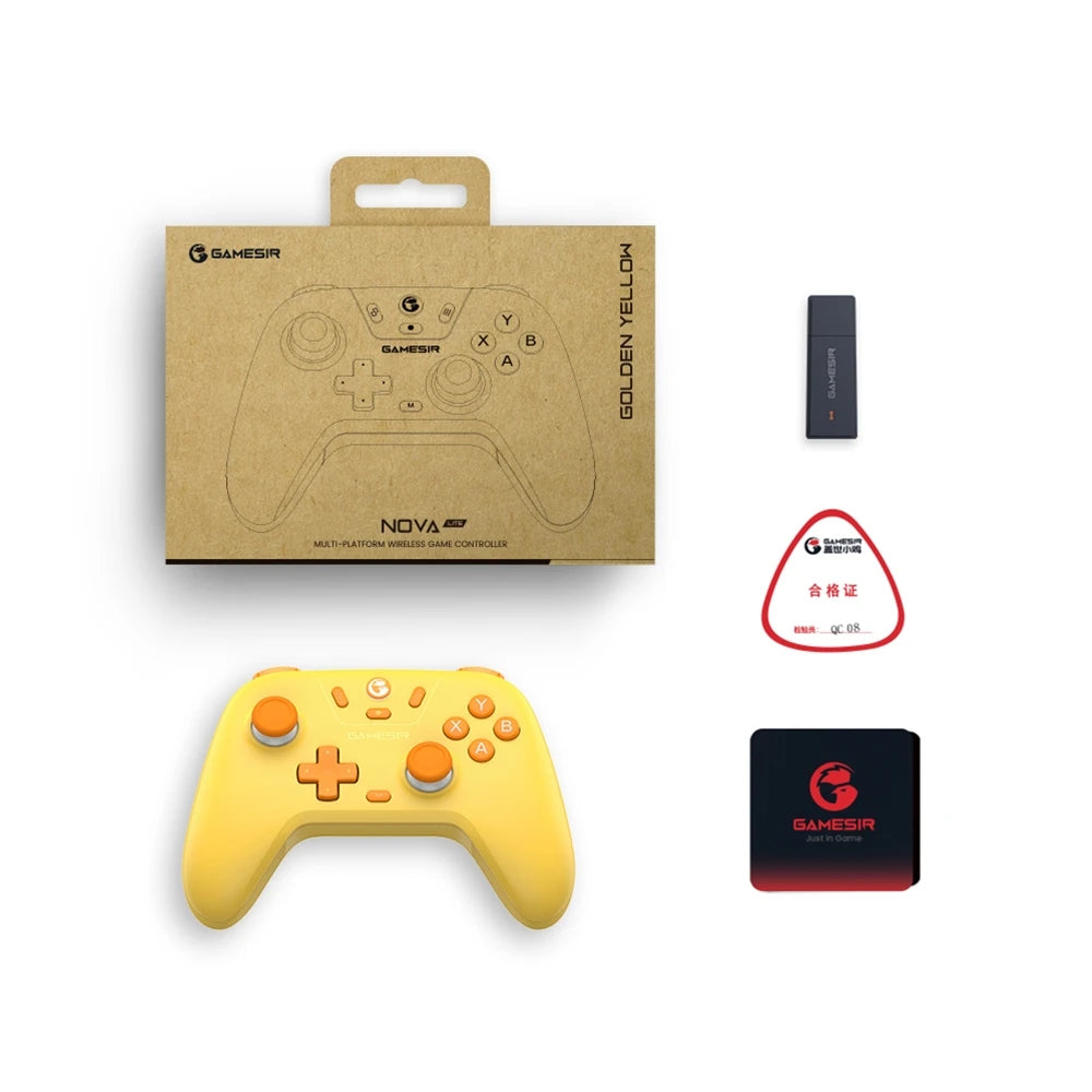 GameSir Nova Lite Wireless Gamepad Game Controller for Switch, Android, iOS, PC and Steam Games Hall Effect Joystick