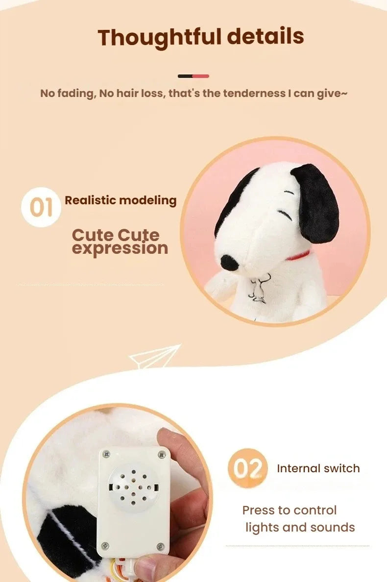Breathing Snoopy Sleep Aid Plush