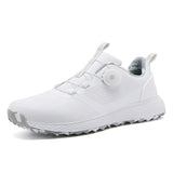 Men's Golf Sneakers Quick-Lace Casual Outdoor Shoes