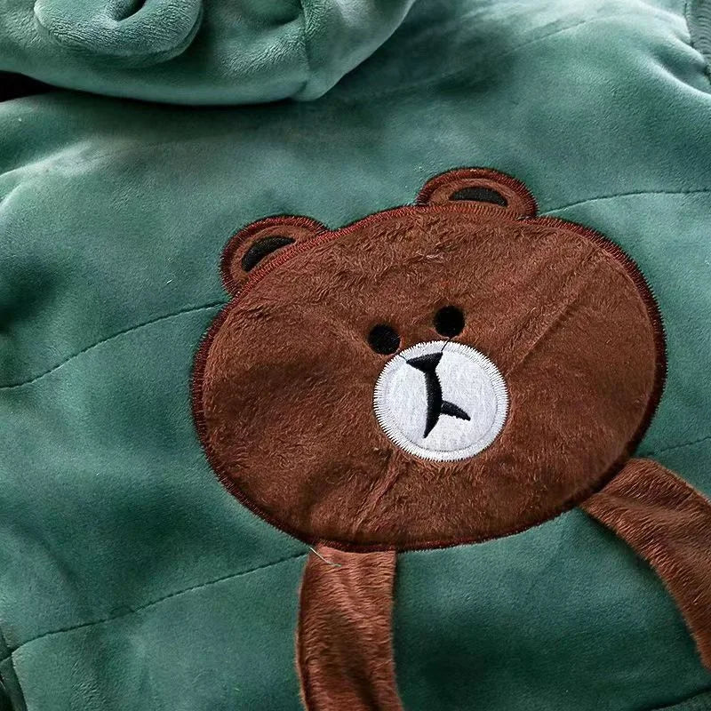 Children’s 3-Piece Padded Cartoon Outfit