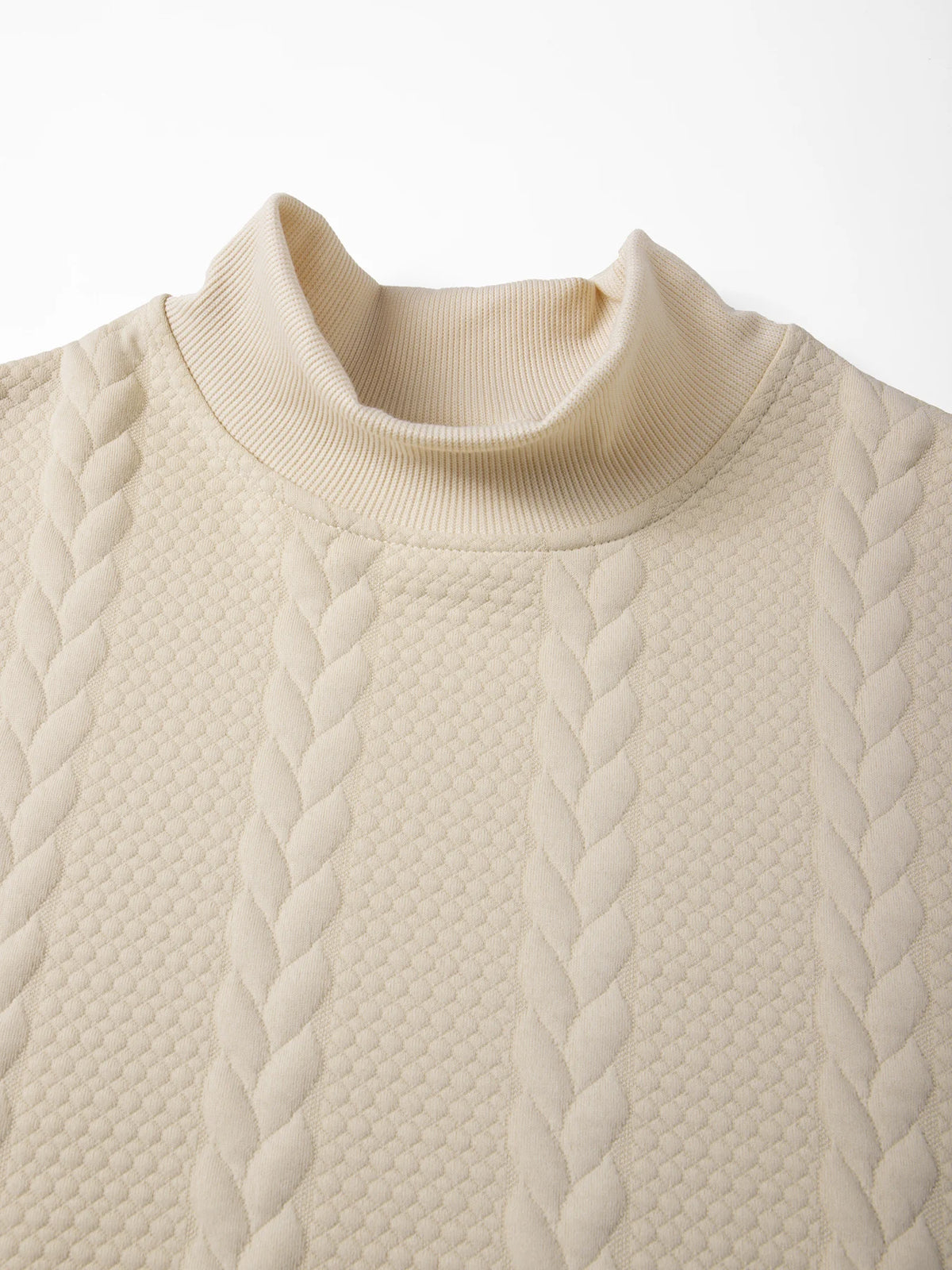 Men's Turtleneck Knit Sweater