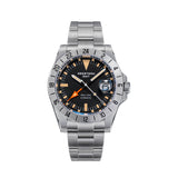 Sugess Men Watch GMT Automatic NH34 Movement 100M Waterproof Mechanical Wristwatches Dome Sapphire Crystal Limited Bracelet S463