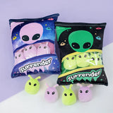 A Bag of Snakes Plush Pillow Cute Boba Tea Cookies Plush Toy Pudding Cake Alien Bat Plushies Hug Pillow Birthday Gift