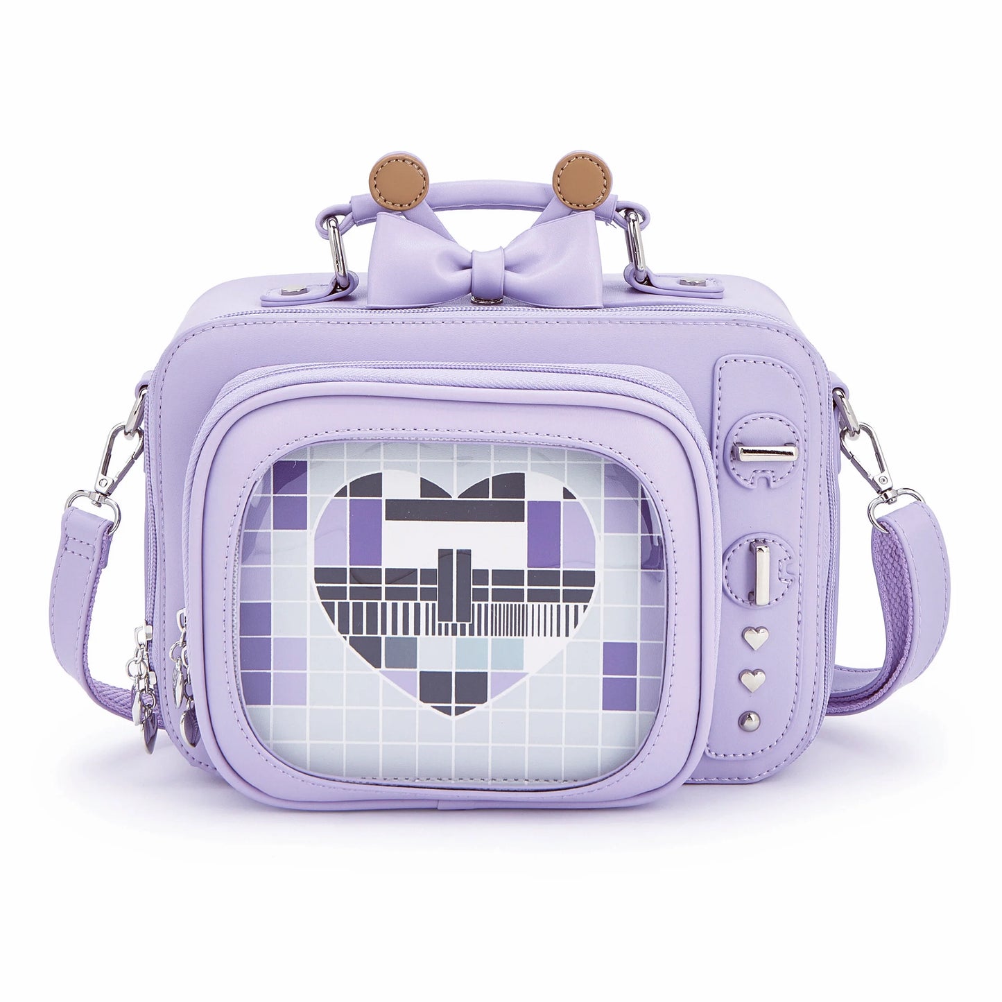 Novelty Tv Shape Ita Bag Retro Television Women Shoulder Bag Design Ita Backpack with Inserts Girls Crossbody Bag