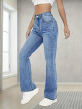 Women's High-Waist Wide-Leg Jeans