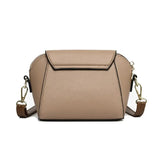 Women Solid Color PU Flap Crossbody Shoulder Bag Casual Daily Wear Versatile Fashion Handbag For Outdoor