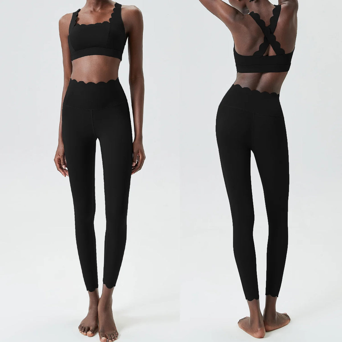 Women's Seamless High-Stretch Yoga & Fitness Set (2-Piece)