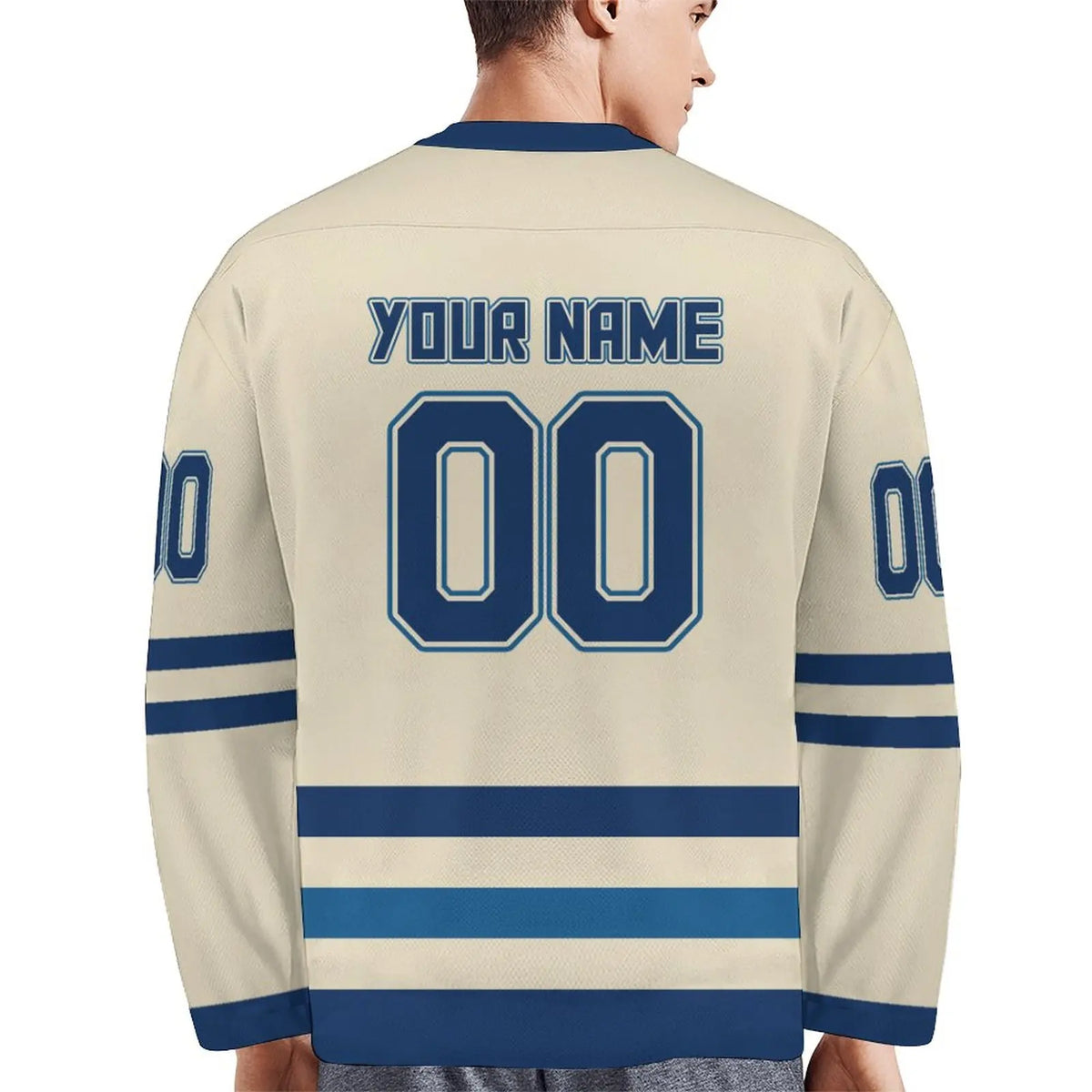 Custom Hockey Jersey with Personalized Name & Number