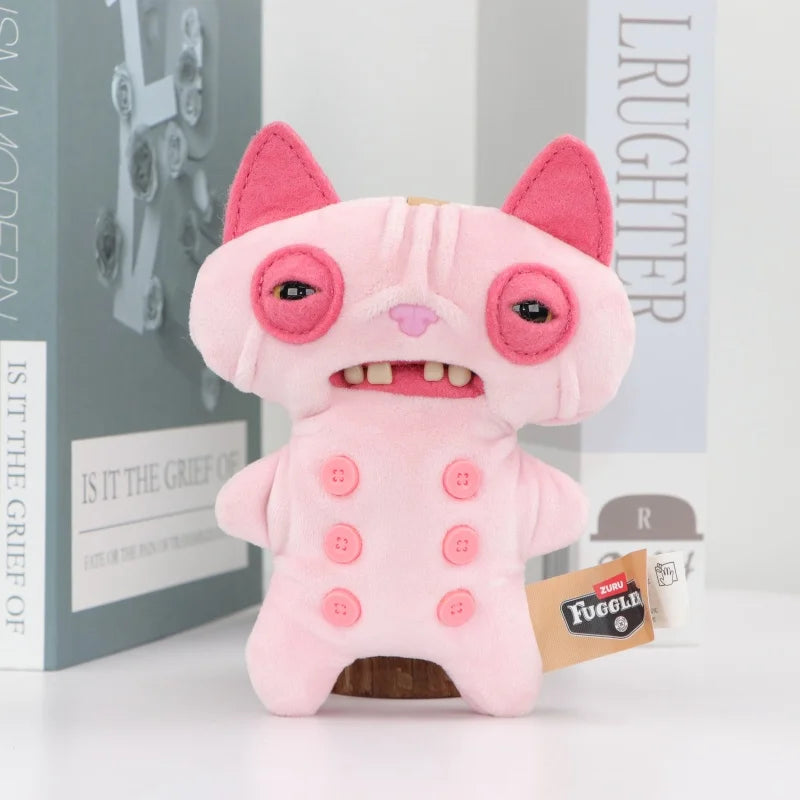 Original Fuggler Keychain Plush Toys Fugglers Fugg Alley Cat Pandents Stuffed Animal Fugg UNGGETS Keyrings Plushies Dolls Gifts